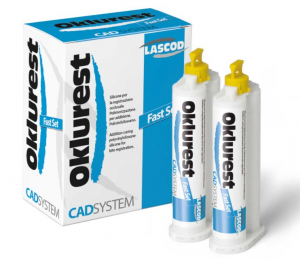 Oklurest (Lascod) А-силікон для реєстрації прикусу (оклюзії, 2х50 мл)