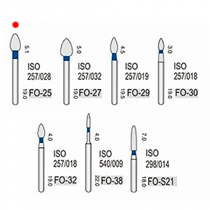 FO-25 (Vortex) алмазний турбінний бор (257/028)