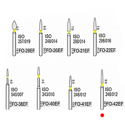 FO-42EF (Vortex) алмазний турбінний бор (248/012)