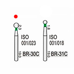 BR-30C (Vortex) алмазный турбинный бор (001/023)