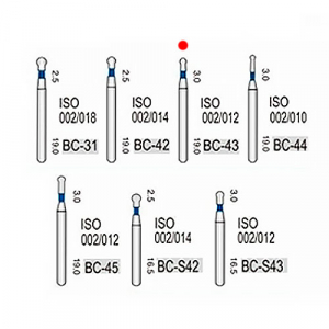 BC-43 (Vortex) алмазный турбинный бор (002/012)