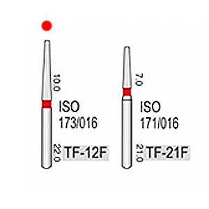 TF-12F (Vortex) алмазный турбинный бор (173/016)