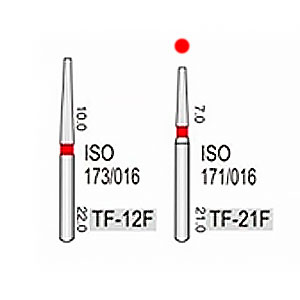 TF-21F (Vortex) алмазный турбинный бор (171/016)