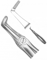Щипцы для удаления нижних зубов Surgimax Fig 45L (1017)
