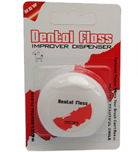 Dental Floss, нитка с воском для чистки зубов (50 м)