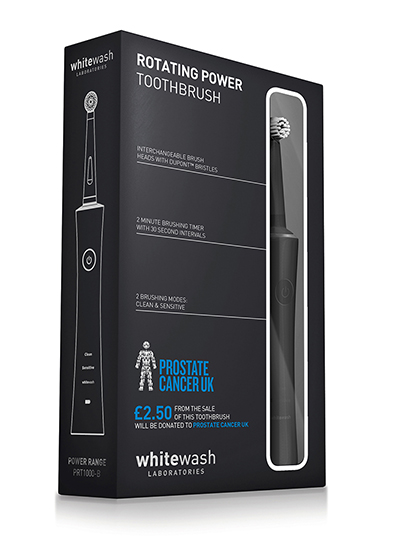 Электрическая зубная щетка WhiteWash черная Electric Toothbrush (PRT1000B)