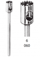 Хирургическая фреза Nouvag TREPANE (L-44,0/D-6mm), для сбора костного блока, ТВС для П/Н