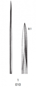 Хірургічна фреза Nouvag (L-65,0/D-1mm), пілотний бір, ТВС для П/Н