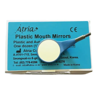 Дзеркало стоматологічне, звичайне Atria P4SS без збільшення (пластикове, 1 шт)