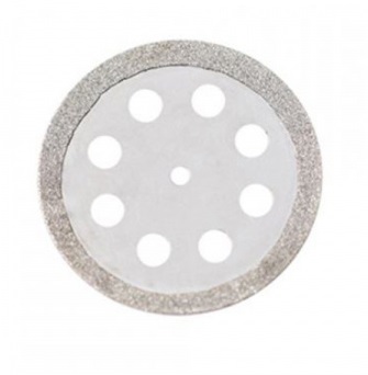Алмазный диск Microdont 22/18.4 мм (двухсторонний, с перфорацией, средняя абразивность) ref.40.606.003
