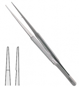 BM.420.150 мікро (Falcon) Пінцет хірургічний прямий, 150 мм