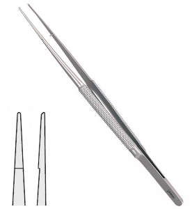 BM.420.180 мікро (Falcon) Пінцет хірургічний прямий, 180 мм