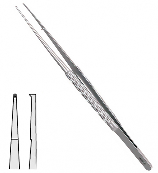 BM.470.180 мікро (Falcon) Пінцет хірургічний прямий, 180 мм