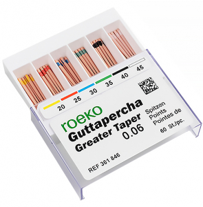 Roeko Greater Taper (Coltene) Гутаперчеві штифти, 60 шт