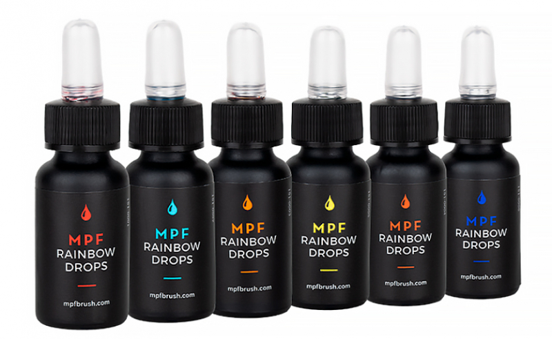 Rainbow Drops (MPF Brush) Набір барвників для кераміки, 6х10 мл