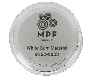 White Gum Material (MPF Brush) Белый эластичный материал для держателей коронок и виниров Crown Holder