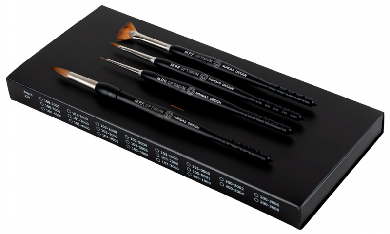 Набір Optimum Master Brush Kit (MPF Brush) Набір пензлів, 4 шт