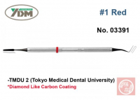 Гладилка YDM TMDU2 №1 (для композитів, червона ручка, 0,2 мм)