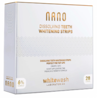 Растворимые отбеливающие полоски WhiteWash Laboratories NANO Dissolving Teeth Whitening Strips