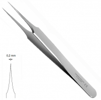 MK 10 Endodontics (Chirmed) Пінцет мікрохірургічний прямий, гладкий, 110 мм