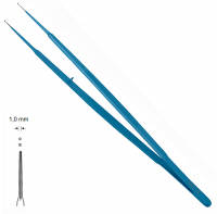 CO 232/T Gerald (Chirmed) Пинцет микрохирургический для работы с мягкими тканями, прямой, 180 мм/1 мм