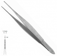 CO 308 Mc Indoe (Chirmed) Пинцет хирургический прямой, 150 мм