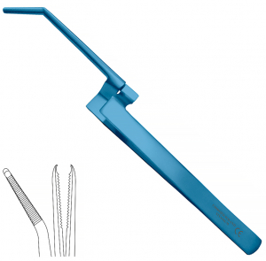 ST 106/T (Chirmed) Имплантологический пинцет, 150 мм