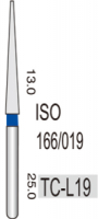 TC-L19 (Perfect) Алмазный бор, конус-карандаш, ISO 166/019, синий, 5 шт