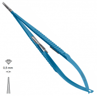 MK 85/T/SR, TITANIUM (Chirmed) Мікрохірургічний тримач голок (150 мм, із замком, прямий кінчик 0,5 мм)