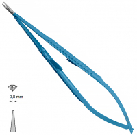 MK 244/1/T, TITANIUM (Chirmed) Мікрохірургічний тримач голок (210 мм, із замком, прямий кінчик 0,8 мм)