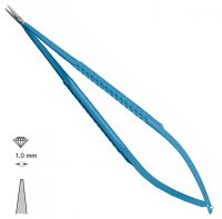 MK 245/T, TITANIUM (Chirmed) Мікрохірургічний тримач голок (210 мм, прямий кінчик 1,0 мм)