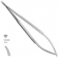 MK 247 (Chirmed) Мікрохірургічний тримач голок (210 мм, вигнутий кінчик 1,0 мм)