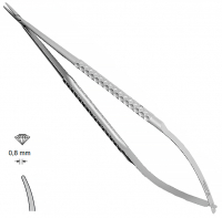 MK 247/1 (Chirmed) Мікрохірургічний тримач голок (210 мм, вигнутий кінчик 0,8 мм)
