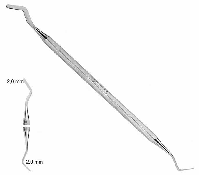 ST 1017 (Chirmed) Гладилка HEIDEMANN, 2х2 мм, еластична