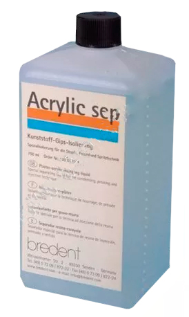 Акрил-гіпс Bredent Acrylic Sep рідина, що відокремлює, 750 мл