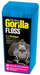 Зубная нить Piksters Gorilla Floss EPLDF150/100 (150 м)