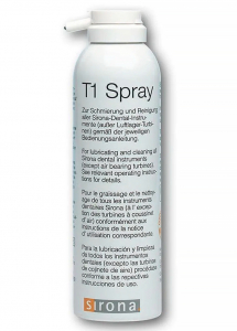 Масло-спрей Sirona T1-spray Сирона (балон, 250 мл) для очистки и смазки наконечников