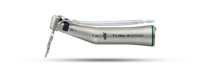 Понижающий хирургический наконечник с фиброоптикой NSK Ti-Max DSG20L LED (20:1) копия