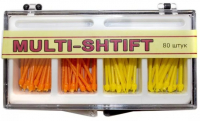 Штифты беззольные Рудент Multi-Shift (желтые и оранжевые, 80 шт)