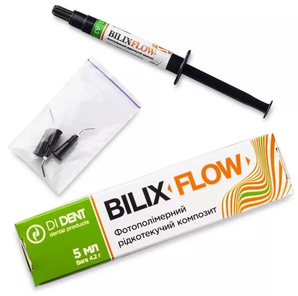 Білікс Флоу, Bilix Flow, 4,5 г (DiDent) Рідкотучий композит