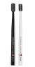 Набор зубных щеток Curaprox White is Black Duo Black UltraSoft, черные, d - 0,10 мм (2 шт)