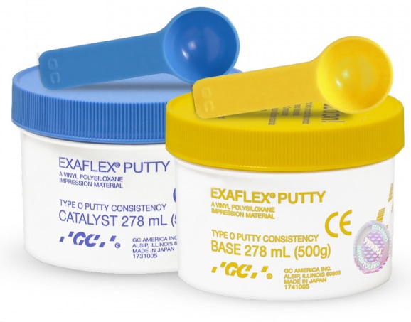 А-силікон GC Exaflex Putty (1-1, 2х500 г)