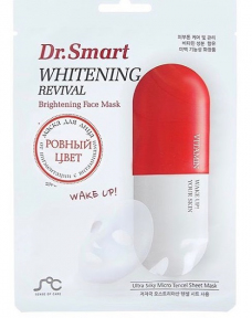 Маска для обличчя, що відбілює Sense of Care Dr. Smart Whitening Revival Brightening Face Mask (25 ml) (8809317960975)