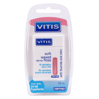 Зубная нить мягкая DENTAID VITIS 50 м (мягкая, розовая маркировка)