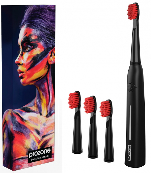 Звуковая зубная щетка ProZone JOKER ElasticRed (Black)