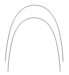 Дуга ортодонтическая ORJ термо Niti овальная, верх (5 шт)