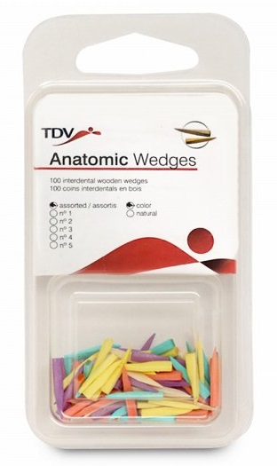 Клинья деревянные TDV Anatomic ᐉ  Клинья фиксирующие TDV™ по .