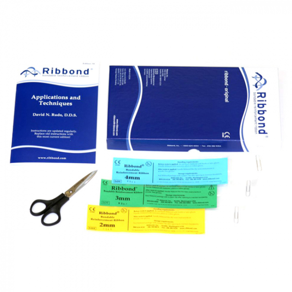 Лента для шинирования Ribbond Original MKIT2 (22 см, 2 мм, 1 шт, ножницы)