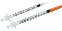 Шприц инсулиновый U-100 Medicare 3-компонентный, 1 мл (0,33 х 13 мм) (100 шт)