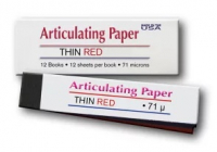 Articulating paper, красный (Vortex) Бумага артикуляционная, толщина - 71, 144 шт